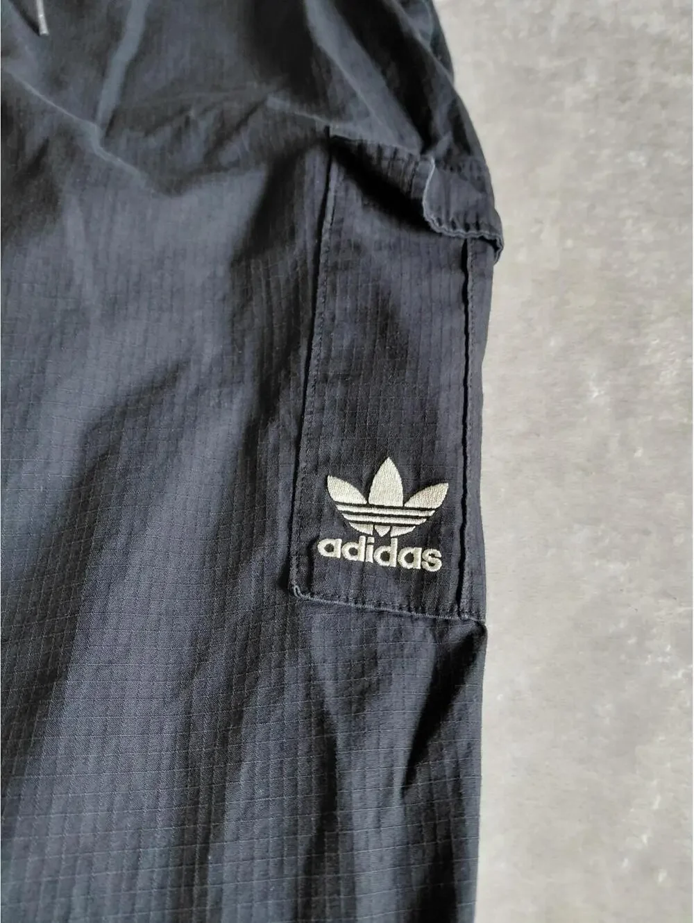 Adidas Enjoy Summer Ripstop Cargo Pants Mens XL Black  IT8175 - Picture 2 of 9